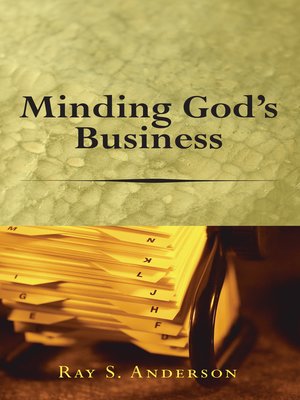 cover image of Minding God's Business